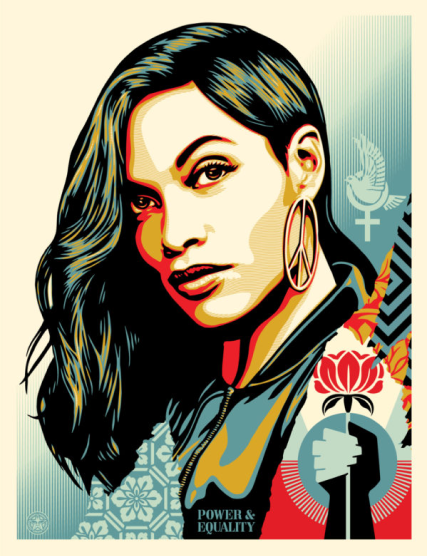 Obey-art-woman-portrait-Rosario-power-and-equality